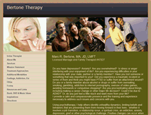 Tablet Screenshot of bertonetherapy.com